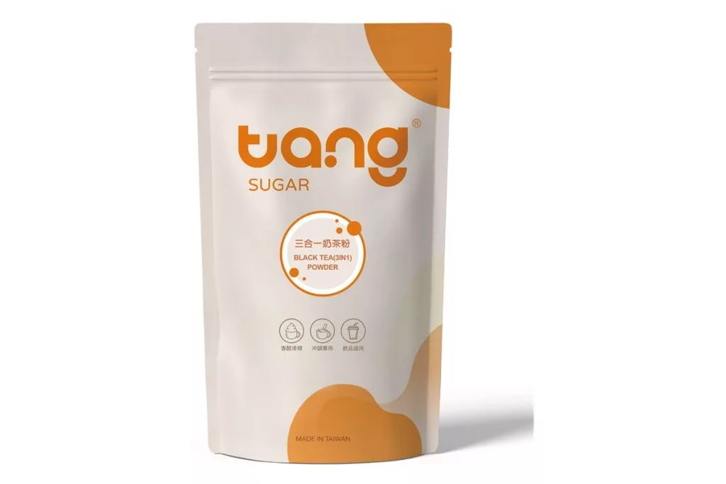 Tang Sugar 3-in-1 milk tea powder packaging