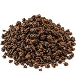 炭焙烏龍茶葉特寫 Roasted Oolong Tea Leaves Close-up
