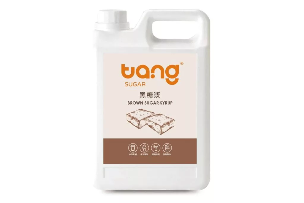 대용량 용기에 담긴 Tang Sugar 흑당 시럽